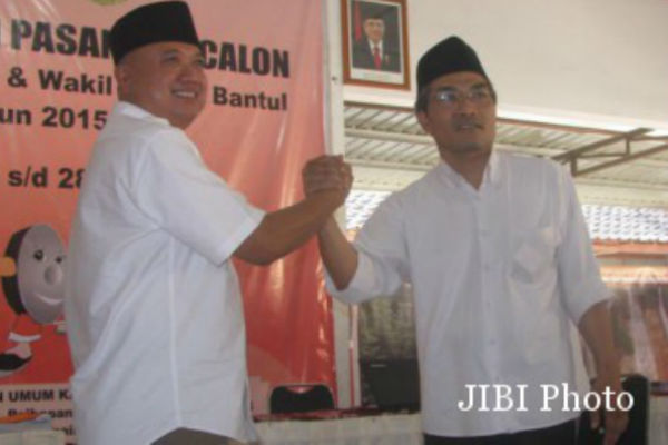 Suharsono dan Abdul Halim Muslih Segera Lepaskan Jabatan Bupati dan Wakil Bupati Bantul