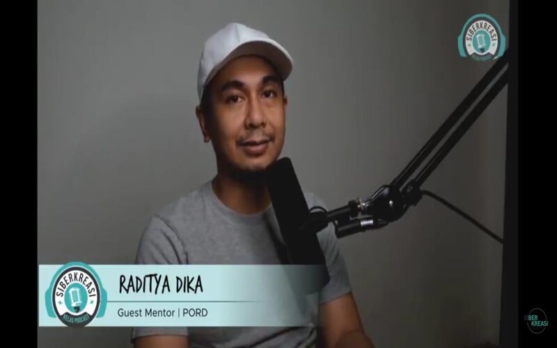Raditya Dika Berbagi Tips Kembangkan Branding di Podcast