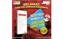 JNE Beri Bonus Poin untuk Member Baru JLC