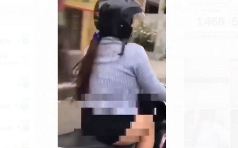 Pamer Celana Dalam Sambil Naik Motor di Magelang, Mbak Ida Berurusan dengan Polisi