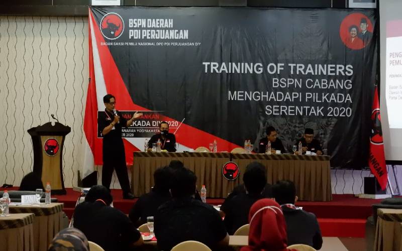 PDI Perjuangan Gelar Pelatihan bagi Pelatih Saksi Pilkada 2020