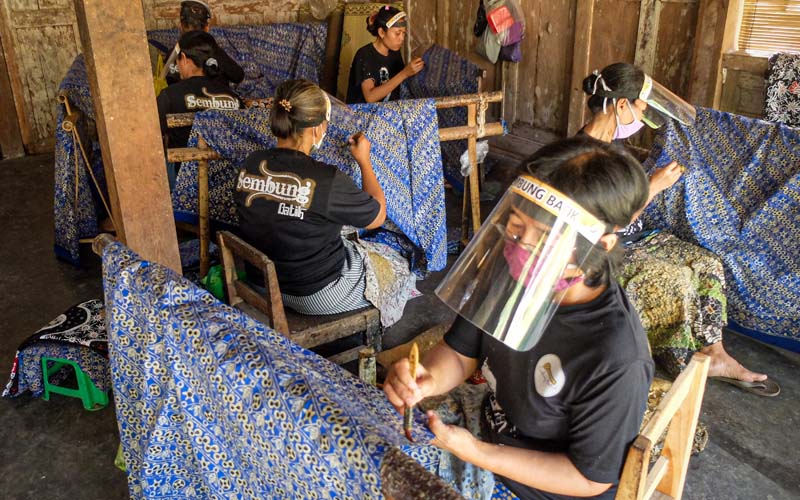 Sempat Terpuruk Karena Pandemi Covid-19, Industri Batik di Lendah Mulai Banjir Pesanan
