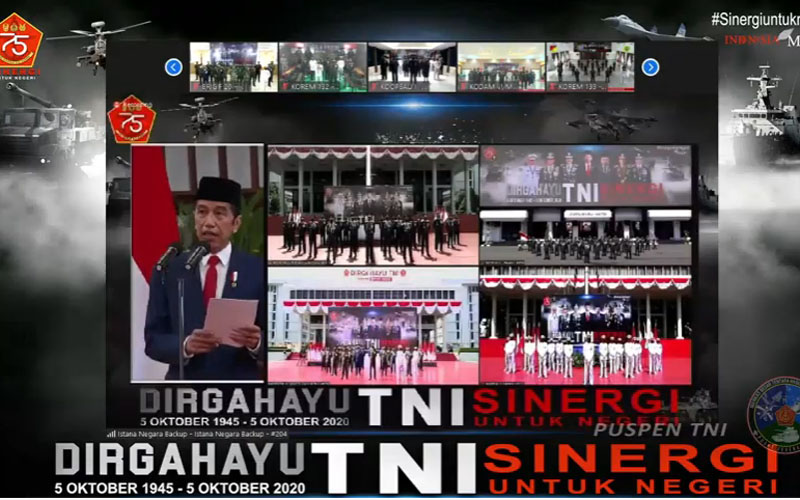 HUT ke-75 TNI, Ini Harapan Besar Presiden Jokowi