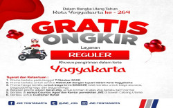 JNE Gratiskan Ongkir di HUT Kota Jogja Ke-264