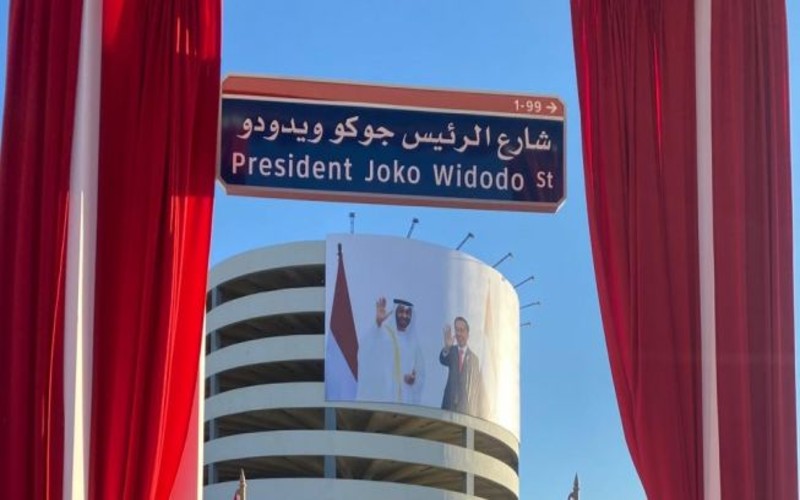 Sebuah Jalan di Abu Dhabi Dinamai Joko Widodo
