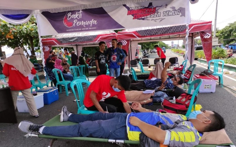 Komunitas Indonesia Timur Gelar Donor Darah dengan Penerapan Protokol Kesehatan