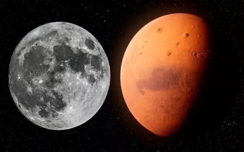 Astronom Klaim Temukan Kembaran Bulan di Balik Mars