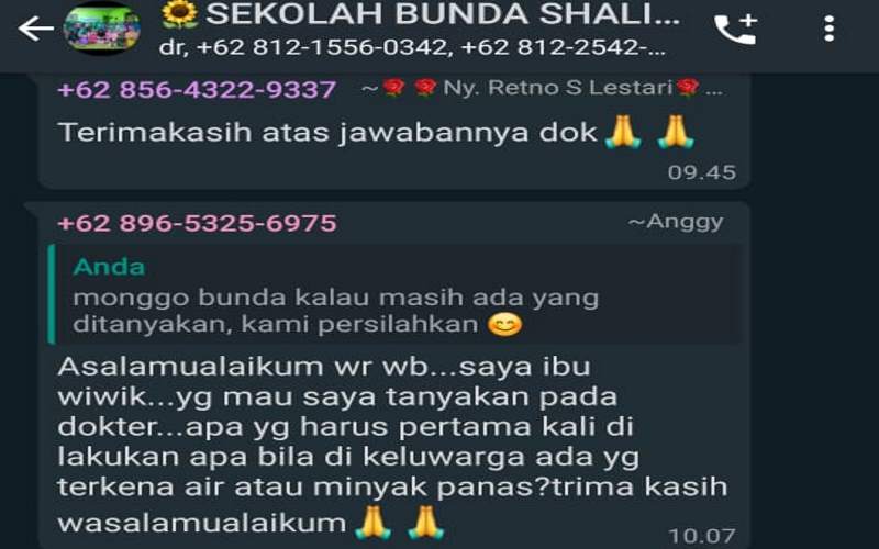 UMY Bekali Yayasan Sekolah Ibu Bunda Sholihah dengan Pengetahuan tentang Pertolongan Pertama Kecelakaan Keluarga
