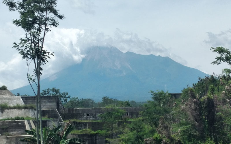 Warga Kemalang Klaten Lihat Kidang Turun Gunung Merapi