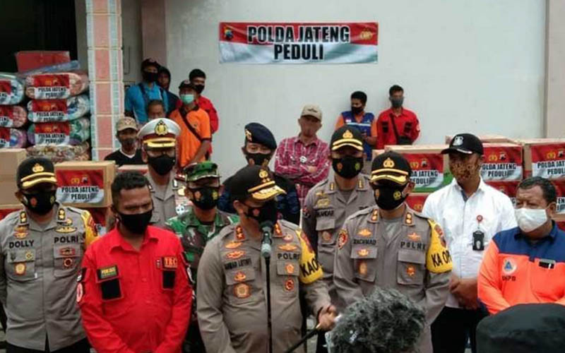 Kapolda Jateng: TNI-Polri Siap Dukung Penanganan Bencana Erupsi Merapi
