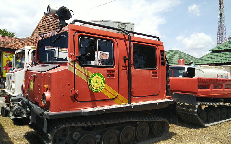 Mengenal Hagglunds, Kendaraan Amphibi yang Disiapkan untuk Evakuasi Erupsi Merapi