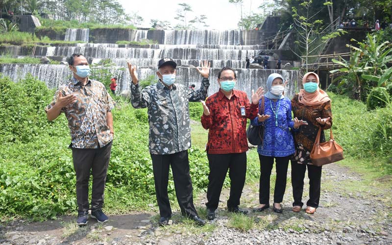 KABAR WISATA: Berhulu di Merapi, Grojogan Watu Purbo Diresmikan jadi Objek Wisata