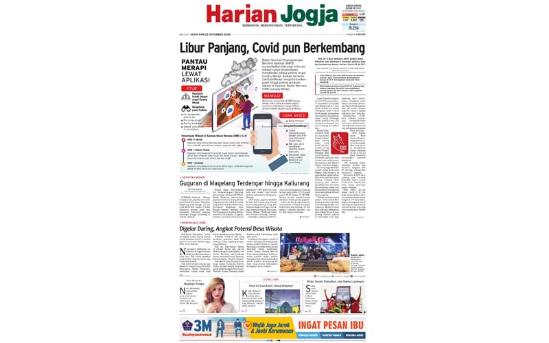 HARIAN JOGJA HARI INI: Libur Panjang, Covid pun Berkembang