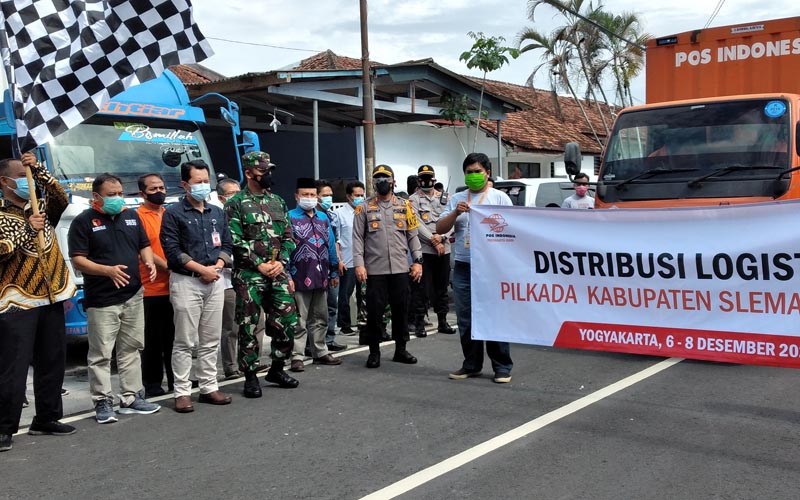 Distribusi Logistik Pilkada di Sleman Dahulukan Wilayah dengan TPS Terbanyak dan Terpencil