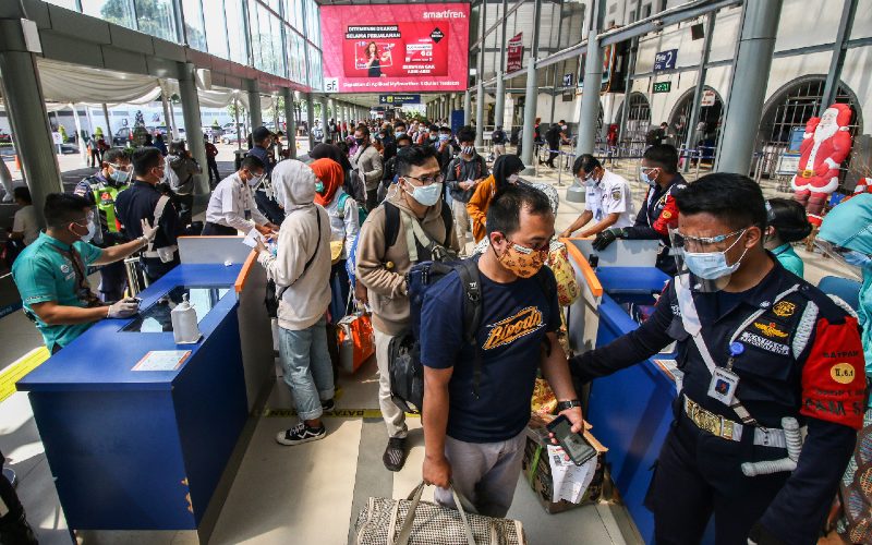 Dipastikan Sehat, 79.694 Penumpang Kereta Keluar Jakarta
