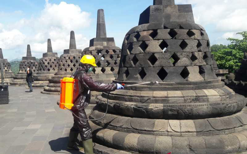 Gara-gara Pandemi Covid-19, Candi Borobudur Sepi Pengunjung