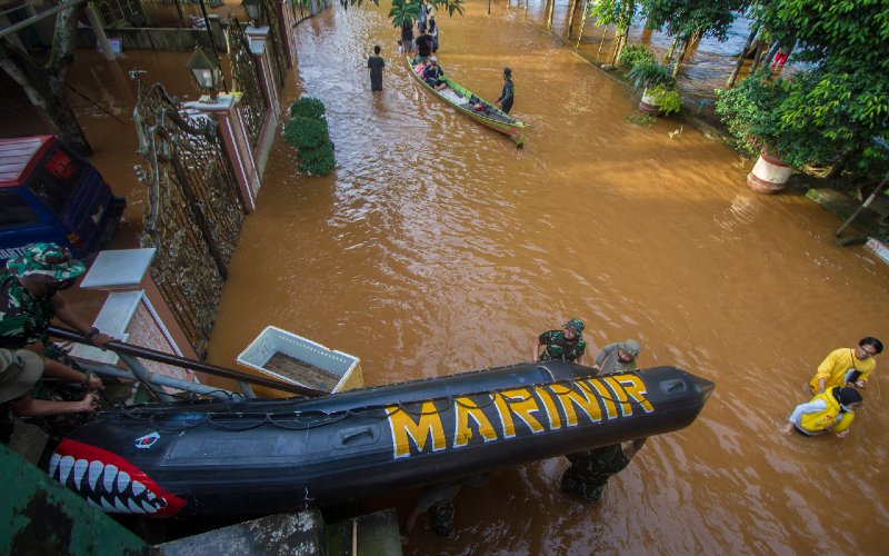 Awal 2021, 136 Bencana Alam Renggut 80 Jiwa di Indonesia