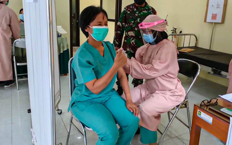 Vaksinasi Covid-19 untuk Nakes di Kulonprogo Berlangsung Pekan Ini
