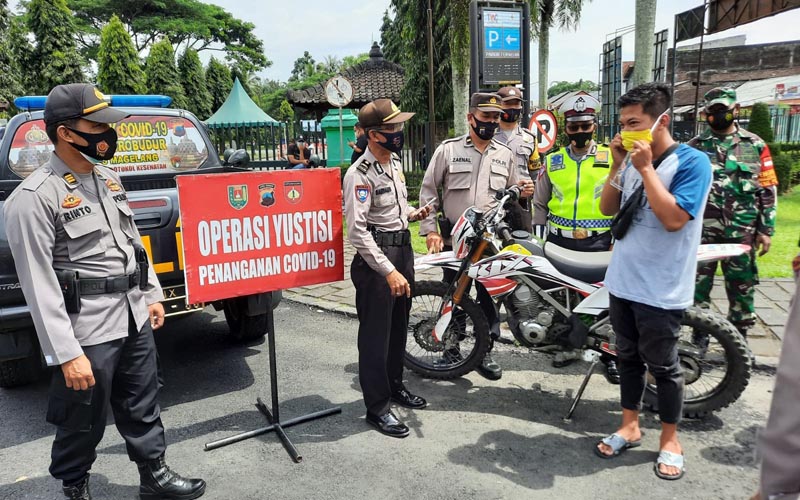 Hari Pertama Jateng di Rumah Saja, Kawasan Borobudur Sepi