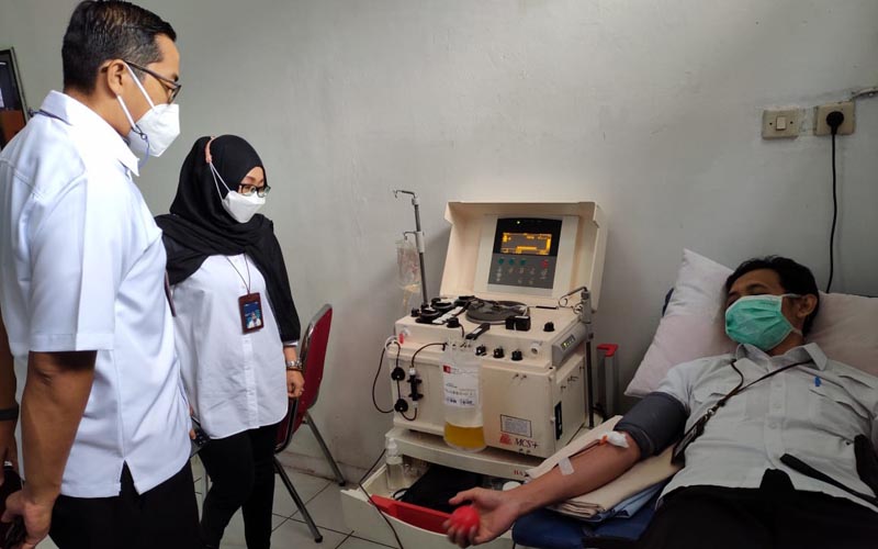 Jasa Raharja Yogyakarta Sukseskan Aksi Donor Nasional Terapi Plasma Konvalesen