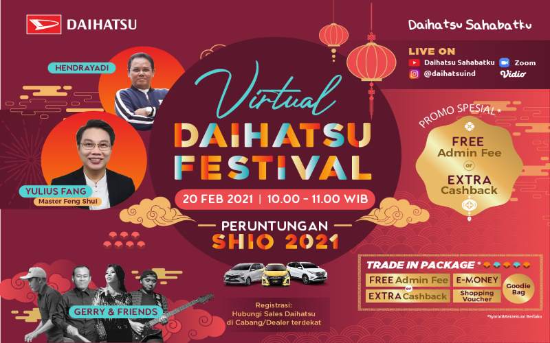 Daihatsu Festival Siap Temani Akhir Pekan Sahabat di 20 Februari 2021