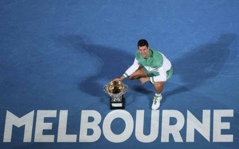 Novak Djokovic Kampiun Australia Terbuka 9 Kali