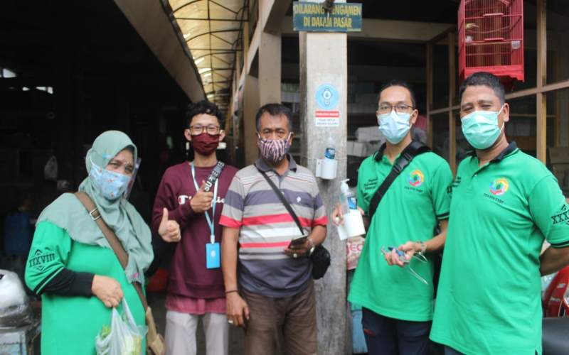 Mahasiswa KKN-PPM Mercu Buana Yogyakarta Dukung Aksi Pemerintah Tanggap Covid-19