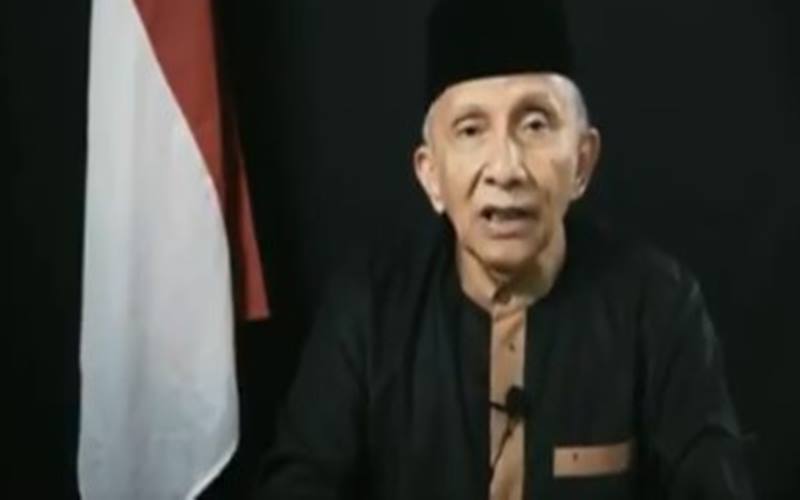 Amien Rais Desak Ma'ruf Amin Bujuk Jokowi Agar Cabut Perpres Miras