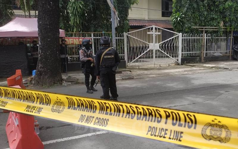 Polri Sebut Pelaku Bom Bunuh Diri di Gereja Katedral Makassar Dua Orang