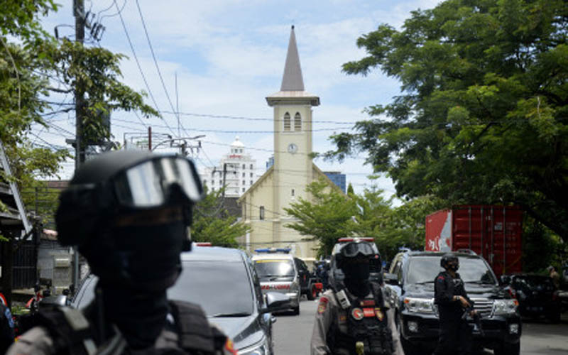 Cerita Penjaga Gereja Halangi Pelaku Bom Bunuh Diri, Belum Dijawab Langsung Ada Ledakan
