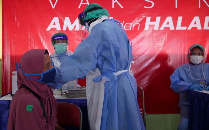 Vaksinasi Covid-19 untuk Pedagang Pasar Tradisional di Jogja Digencarkan
