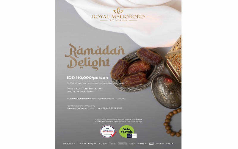 Menuju Ramadan, Royal Malioboro by Aston Siapkan Sajian Buka Puasa Spesial