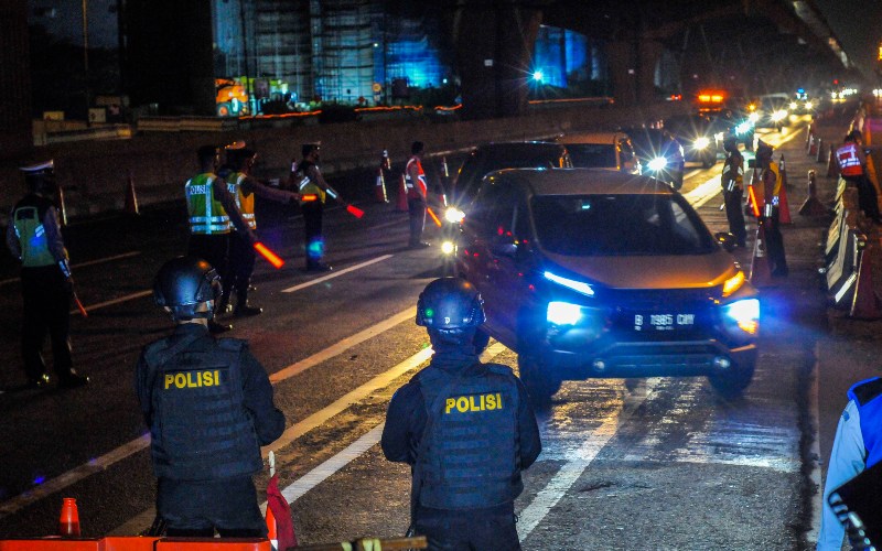 Polisi: Selama Operasi Ketupat Tol Ditutup & Putar Balik Kendaraan di Perbatasan