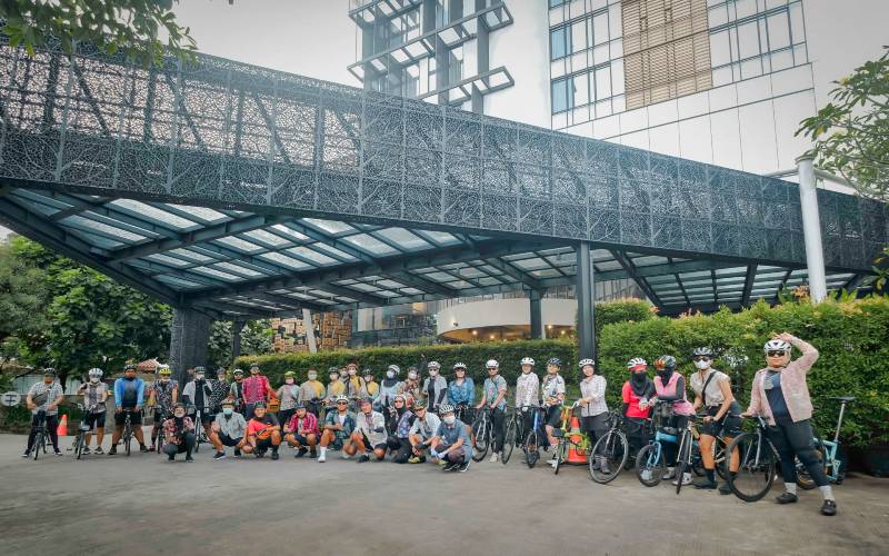 Bike Event Kolaborasi GAIA Cosmo dan Good CC
