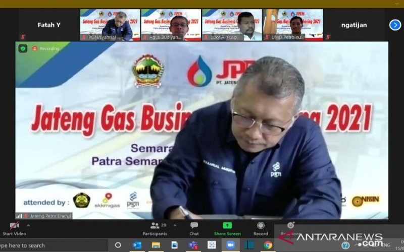 Permintaan Bertambah, Infrastruktur Gas Bumi Dibangun di Jawa Tengah