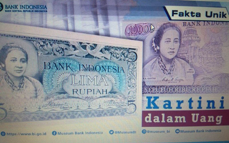 Perjalanan Kartini dalam Uang Rupiah, Pernah Muncul di Pecahan Rp5 dan Rp10.000