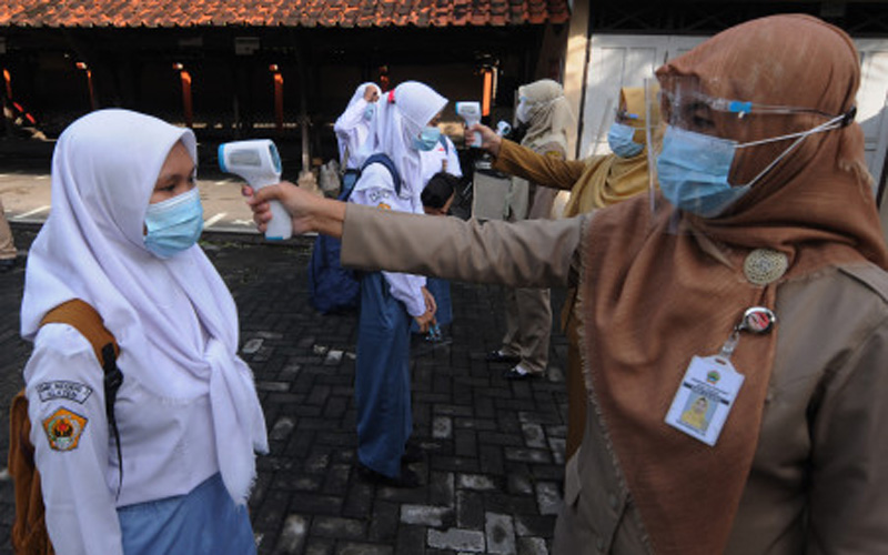 Ribuan Siswa SD di Kulonprogo Sudah Simulasi Sekolah Tatap Muka