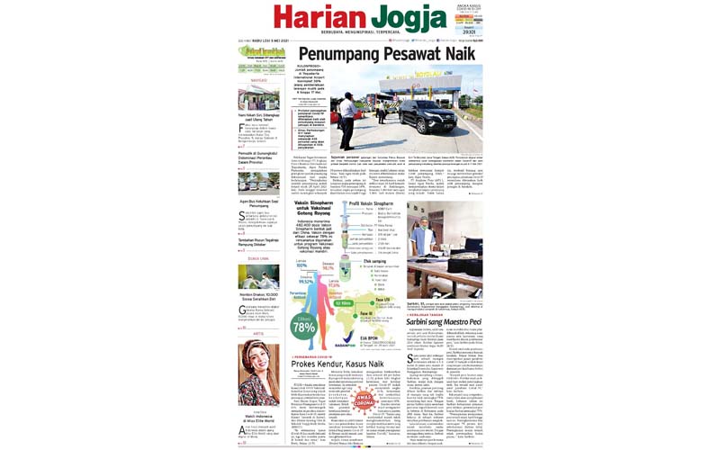 HARIAN JOGJA HARI INI: Penumpang Pesawat Naik