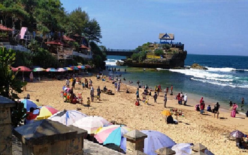 Pantai Gunungkidul Jadi Tujuan, Polisi Rekayasa Jalur