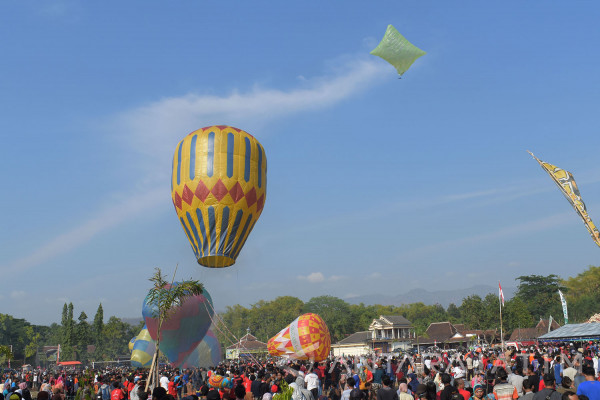 Saat Lebaran, 8 Balon Udara Masih Diterbangkan