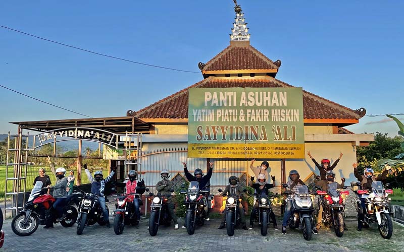 Berbagi Itu Indah: Honda Big Bike Jogja Serahkan Donasi ke Panti Asuhan
