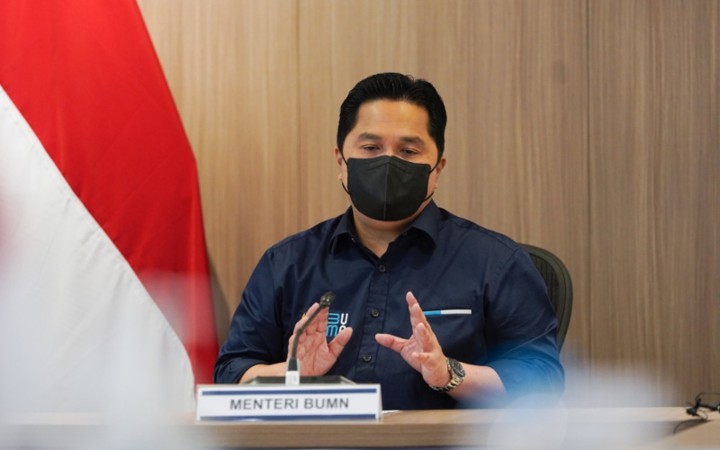 Erick Thohir Bentuk Tim Khusus Selamatkan Garuda Indonesia