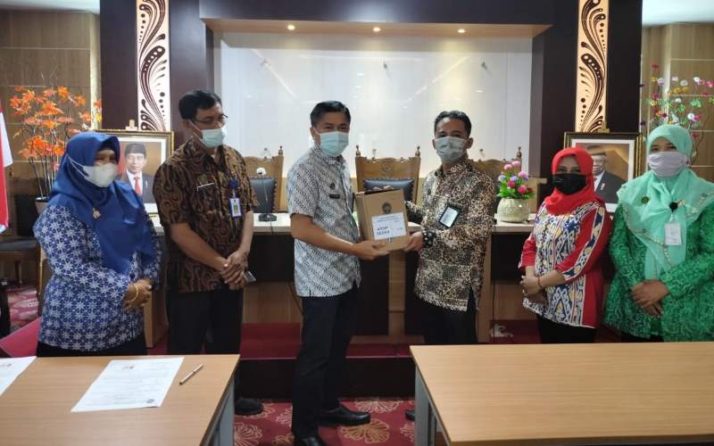 Penyerahan Arsip Statis Dikpora ke Lembaga Kearsipan Kota Yogyakarta