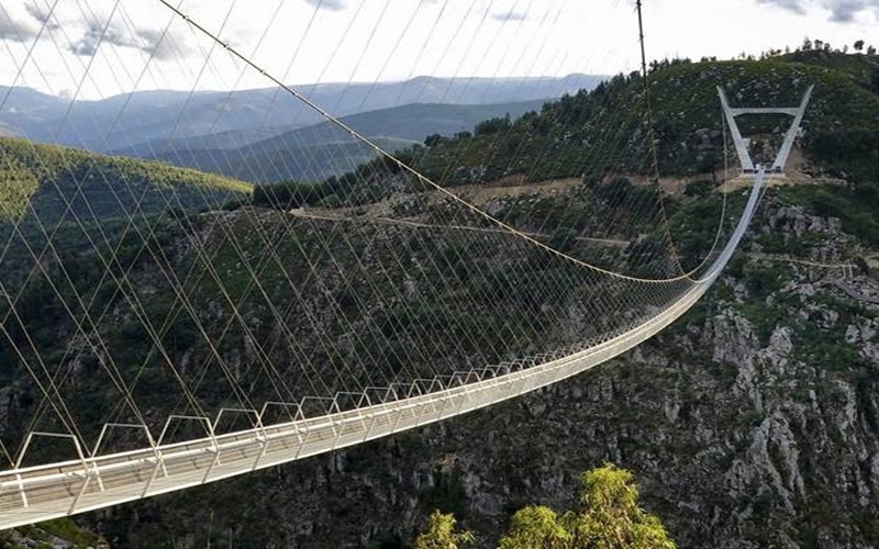 Begini Potret Jembatan Gantung Terpanjang di Dunia