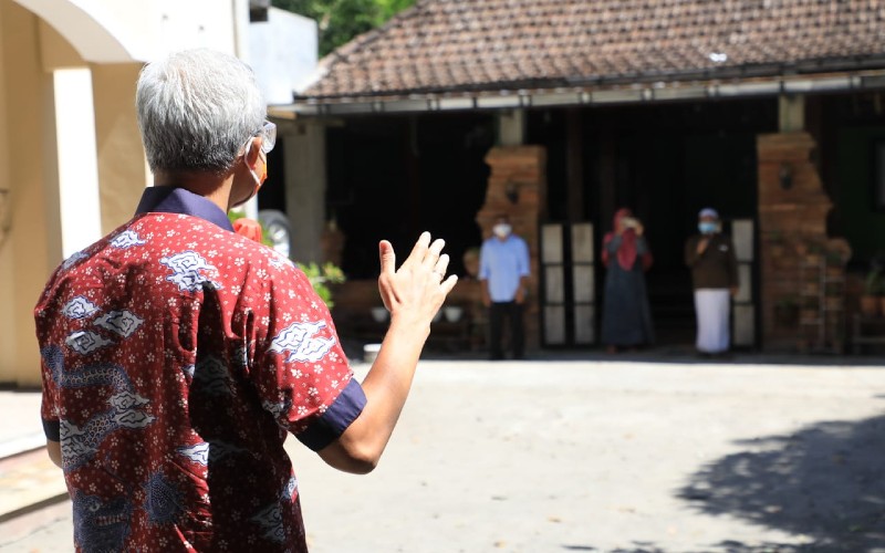 Cek Pelaksanaan Jogo Tonggo, Ganjar Melawat ke Klaten