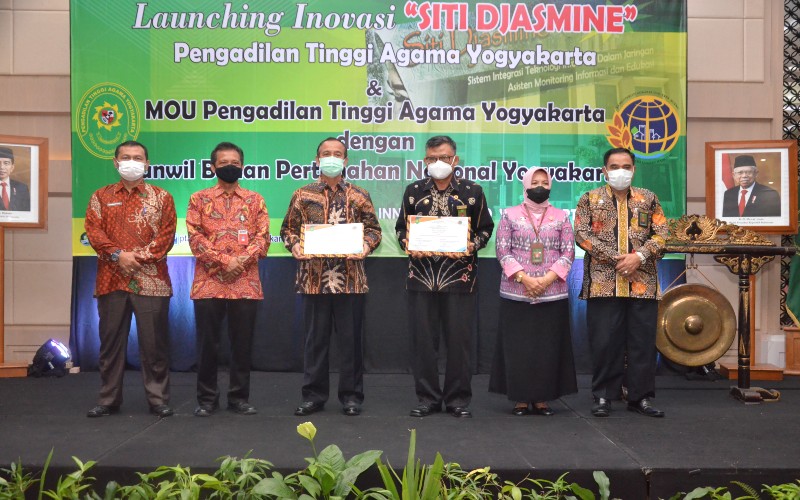 Teken MoU dengan Badan Pertanahan Nasional DIY, PTA Yogyakarta Luncurkan Siti Djasmine