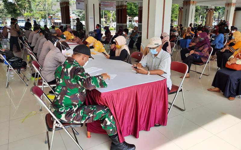 Lagi, Polres Magelang Gelar Vaksinasi Covid-19 Massal