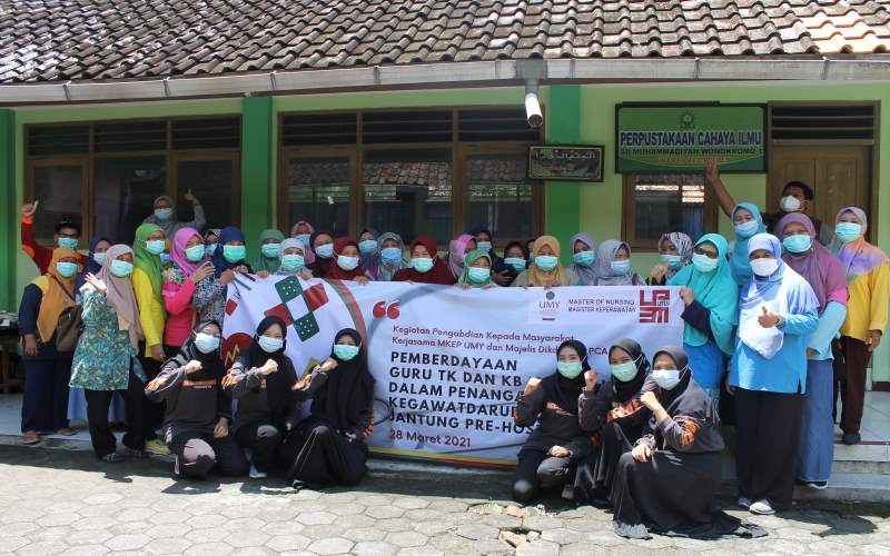 UMY Berdayakan Guru TK dan KB ‘Aisyiyah dalam Penanganan Kegawatdaruratan Jantung Pre-Hospital.