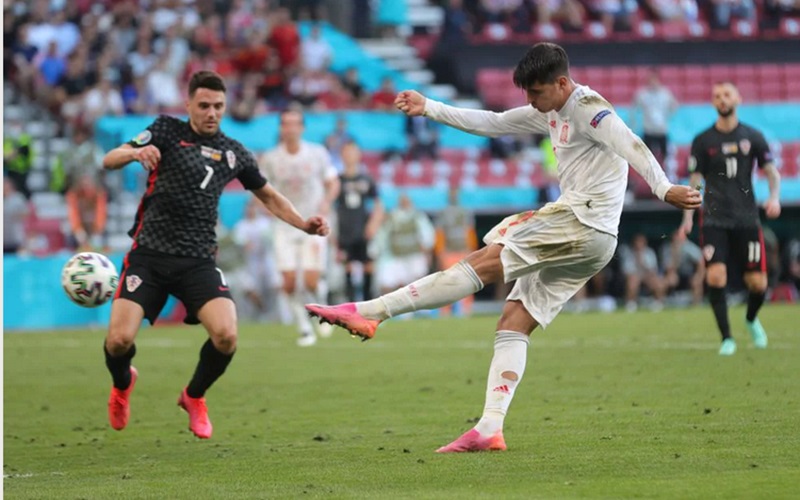 Menegangkan! Alvaro Morata Bawa Spanyol ke Perempat Final Lewat Perpanjangan Waktu