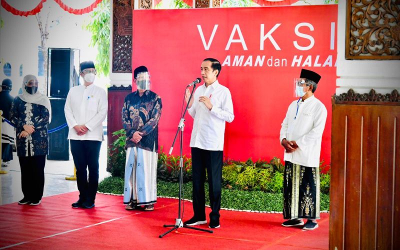 Realisasi Vaksinasi per Hari Masih Jauh dari Target Presiden Jokowi